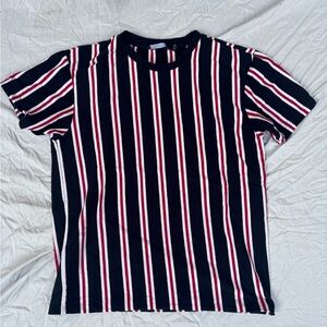 Penshoppe Navy Striped T-Shirt